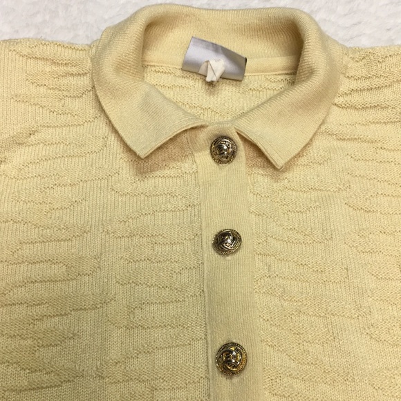 Vintage 80's Mita button down cardigan - size 18 - Picture 2 of 8